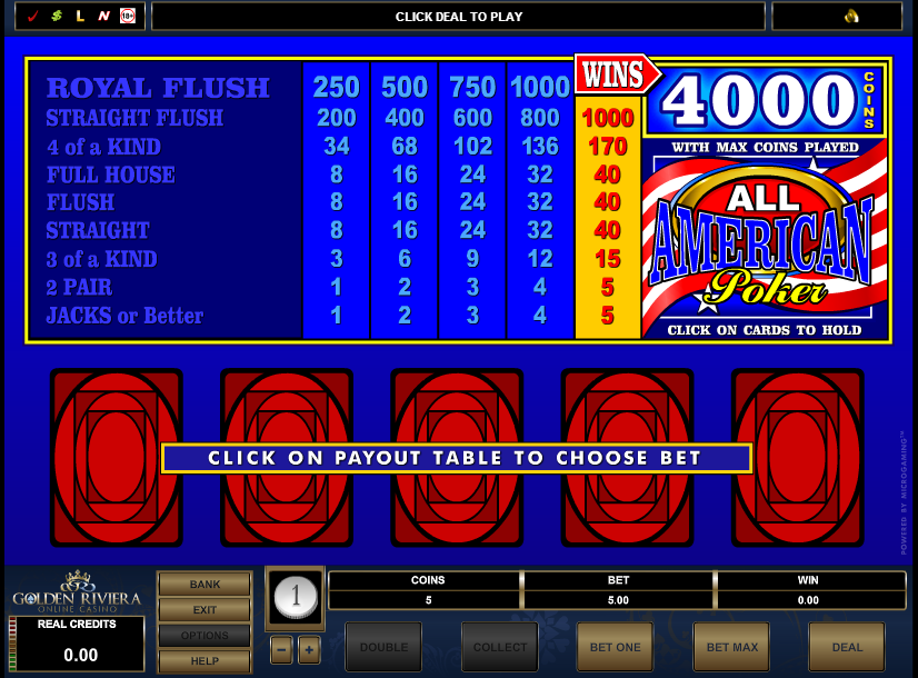 Golden Riviera Casino Screenshot 5