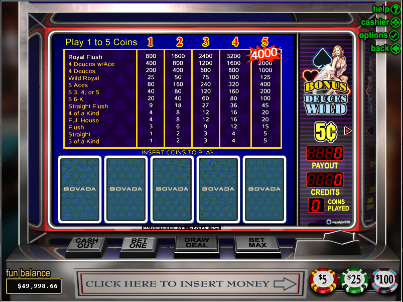 Bovada Casino Screenshot 6