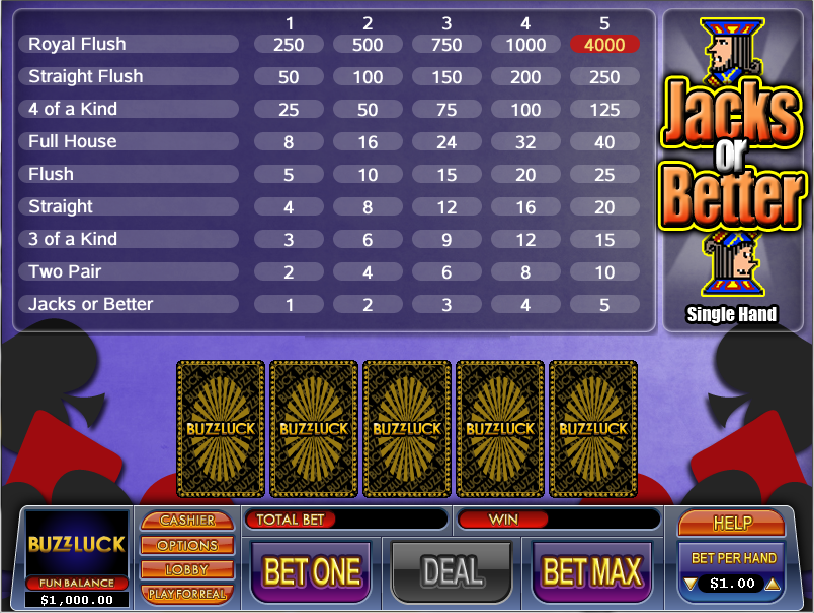 Buzzluck Casino Screenshot 7