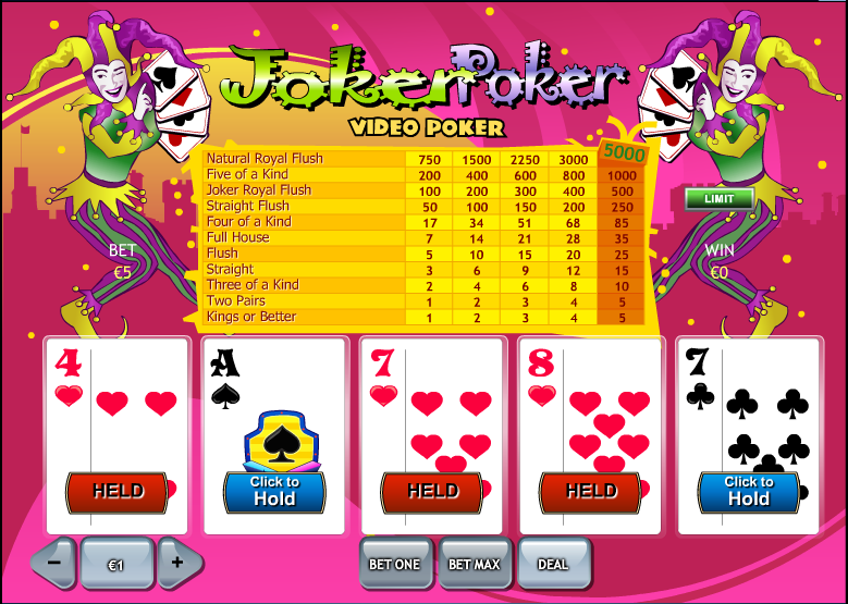 Joker Poker Rules