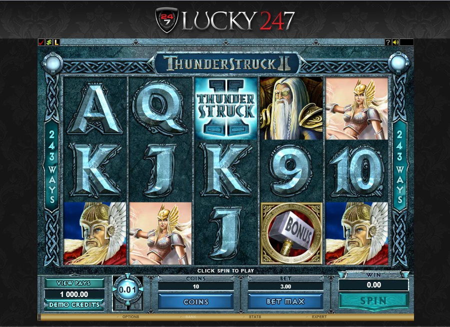 Lucky247 Casino Screenshot 1