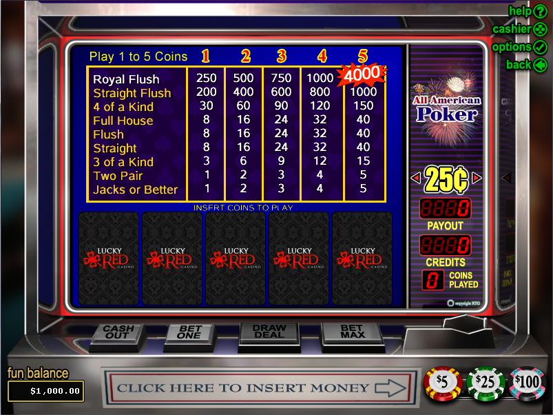 Lucky Red Casino Screenshot 5