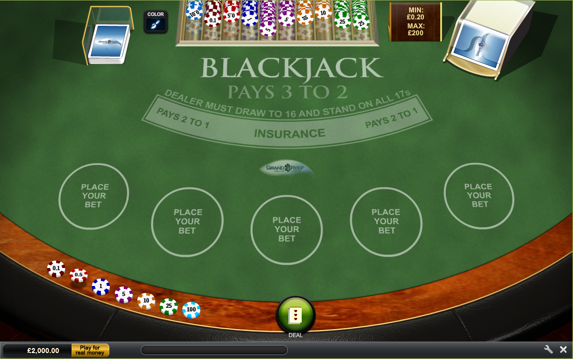 Free Online Blackjack Aol