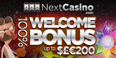 Next Casino -100 freespins