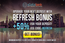SlotoBank Reload Casino Bonus Code