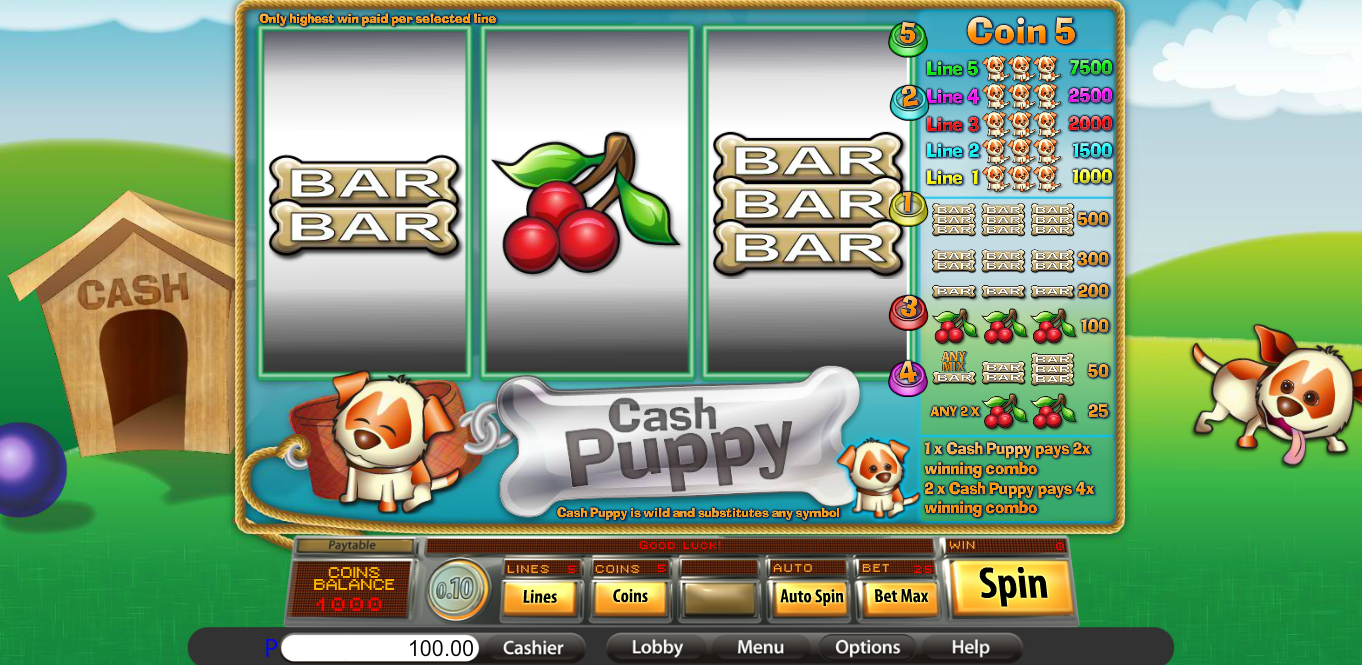 Lucky Creek Casino Screenshot 1