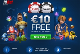 10bet Casino No Deposit Bonus Onlinecasinolistings Net