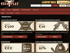 VegasPlay.eu Reload Casino Bonus