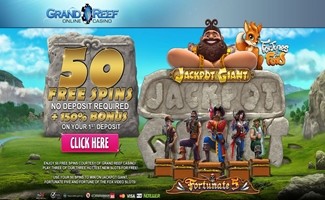 50 Free Spins Grand Reef Casino Bonus