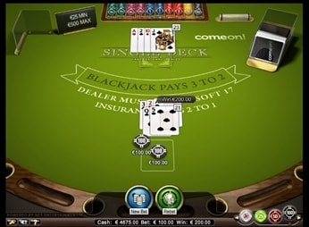 ComeOn Casino Screenshot 4